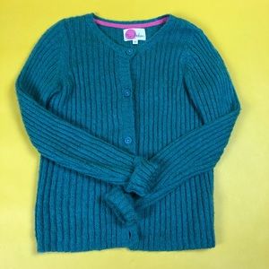 Teal Mini Boden Cardigan Kids Size 9/10